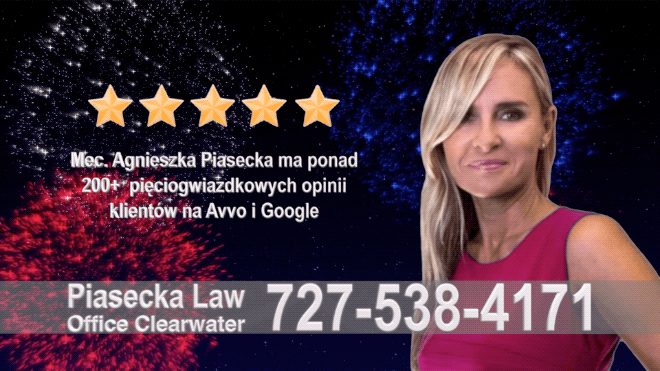 Clearwater, Florida, Polish, Attorney, Lawyer, Polski, Prawnik, Adwokat, Floryda, USA, Agnieszka Piasecka, Aga Piasecka, Piasecka Law