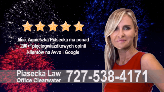 Clearwater, Florida, Floryda, Polish, Attorney, Lawyer, Polski, Adwokat, Prawnik, Agnieszka Piasecka, Aga Piasecka, Piasecka